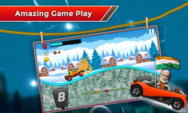 Modi Hill Racing screenshot 1