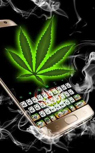 Weed Keyboard Theme screenshot 3