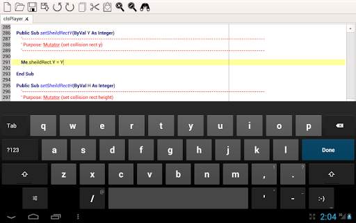 CommentR code editor 19 تصوير الشاشة