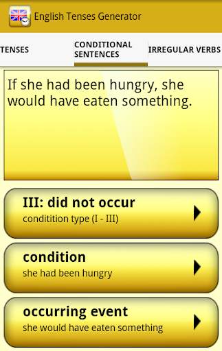 English Tenses Generator screenshot 2