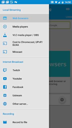 Screen Stream Mirroring screenshot 1