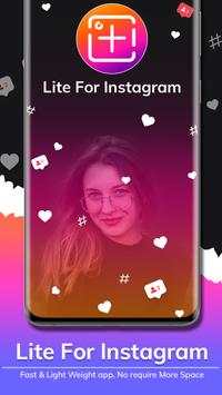 Lite For Instagram : Fastsave for Insta screenshot 1