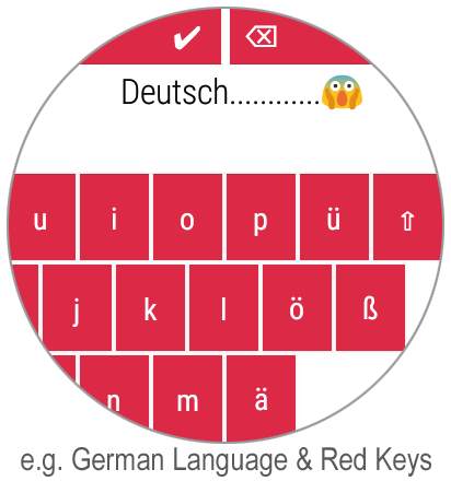 Smartwatch Keyboard for WEAR OS Smartwatches. screenshot 6