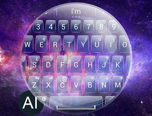 Theme for A.I.type Galaxy א screenshot 7