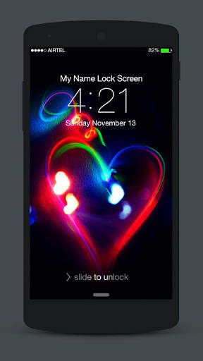Love Neon Lock Screen screenshot 5