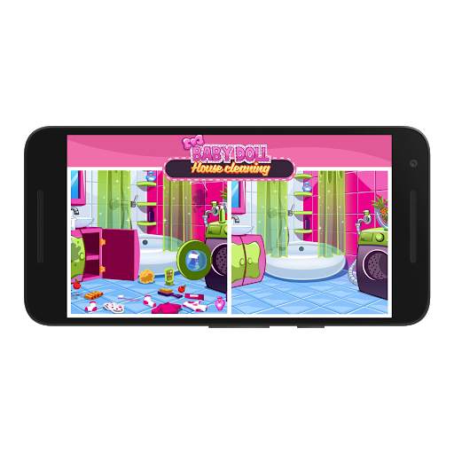 Baby Doll House Cleaning Game screenshot 5