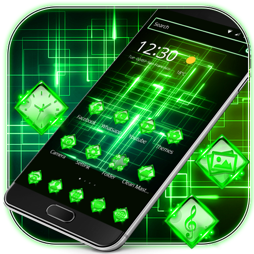 Green Laser Light Theme icon