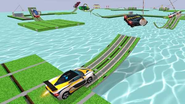 Heroes Car Stunt Racing Games screenshot 4