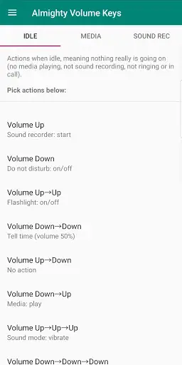 Almighty Volume Keys: Powerful remapper 3 تصوير الشاشة