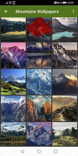 Mountains Wallpapers 4 تصوير الشاشة