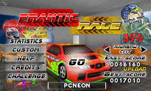 Frantic Race Free screenshot 1