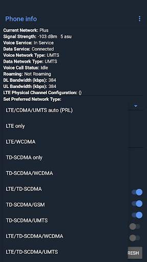 Force LTE Only (4G/5G) скриншот 3