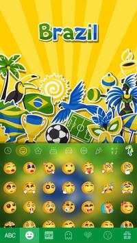 Brazil Emoji Kika Keyboard screenshot 2