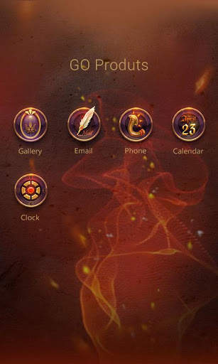 Donahue GO Launcher Theme screenshot 4