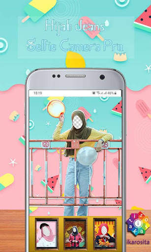 Hijab Jeans Selfie Camera Pro screenshot 5