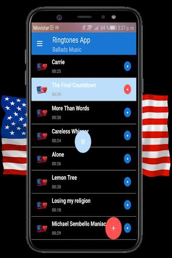 American ballads music ringtones screenshot 3
