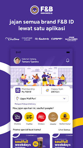 F&B ID App (Chatime Indonesia) screenshot 1