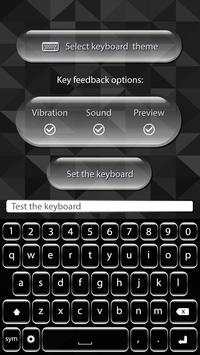 Black & White Keyboard Themes screenshot 5