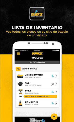 DEWALT Tool Connect screenshot 2