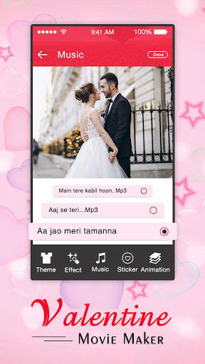 Valentine Video Maker: love Movie Maker screenshot 6