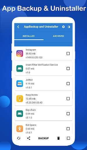 Uninstaller : App Backup , Multi App Uninstaller screenshot 1