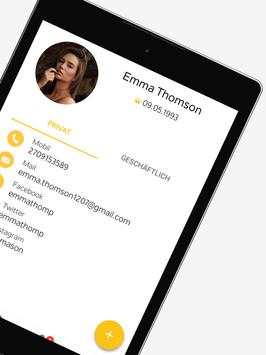 SWYNC - приложение адресной книги, контакты скриншот 7