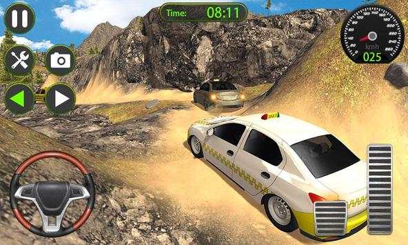 Taxi Driver 3D - Hill Station Game screenshot 2