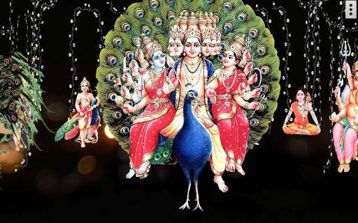 4D Lord Murugan Live Wallpaper screenshot 11