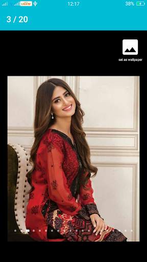 Sajal Aly Wallpaper HD screenshot 4
