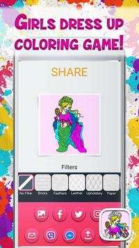 Fashion: Girls Coloring Games screenshot 1