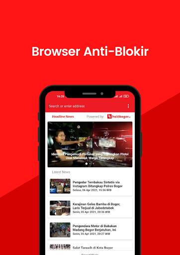 Halo Browser: Anti-Blokir Tanpa VPN screenshot 1