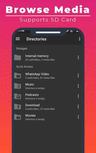 مشغل فيديو All Format: HD Video & Music Player 7 تصوير الشاشة