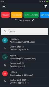 Chemistry - Periodic Table 4 تصوير الشاشة