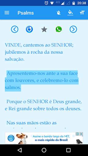Salmos Bíblicos em suas mãos скриншот 2