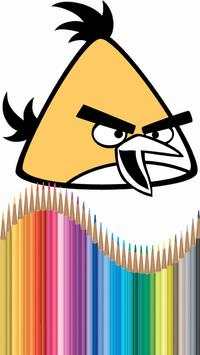Kids Coloring Book For Angry Birds screenshot 2