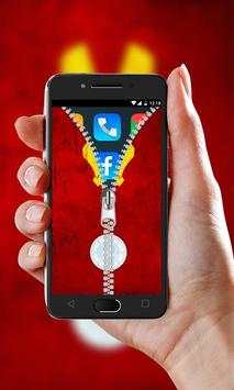 Zipper Screen Locker for Iron Man screenshot 2