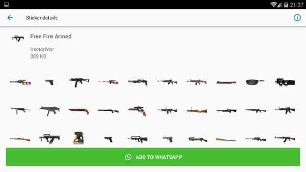 Free Fire Stickers скриншот 5