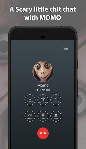 Creepy Momo Fake Chat And Video Call screenshot 3