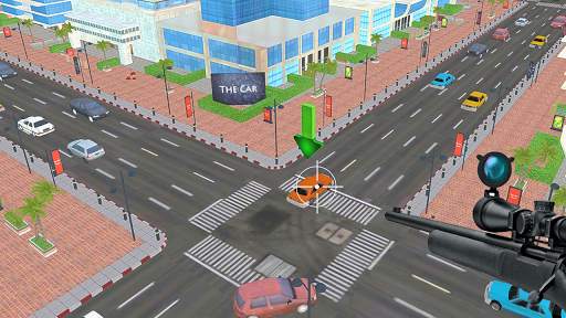 Sniper Shoot Traffic Hunter screenshot 4
