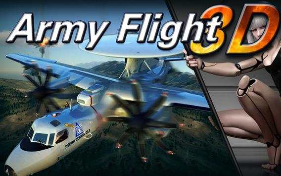 3D Army plane flight simulator screenshot 1