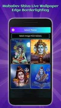 MahaDev Shiva Live Wallpaper-Edge Borderlighting screenshot 8