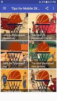 Tips for Mobile 2K NBA screenshot 1