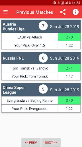 Football Predictions screenshot 2