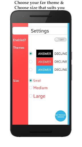 Easy to Answer Incoming Call 4 تصوير الشاشة