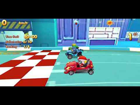 Mini Toon Car Racing screenshot 1