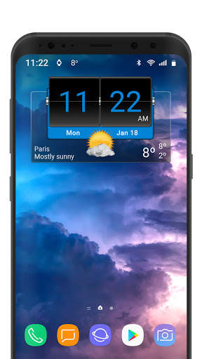 3D Flip Clock Theme Pack 01 screenshot 6