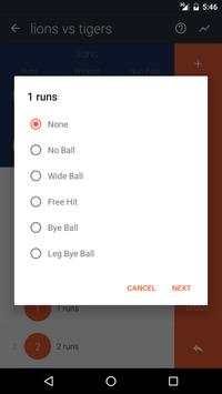 Cricket Scorer screenshot 3