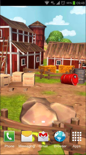 Cartoon Farm 3D Live Wallpaper screenshot 2
