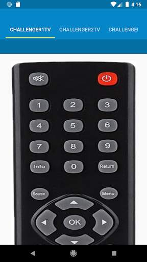 Challenger TV Remote Control screenshot 3