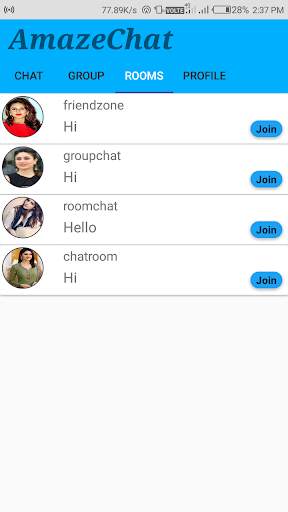 AmazeChat (Messanger App) screenshot 3